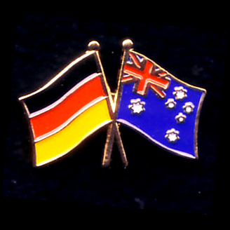 Flaggenpin Deutschland/Australien