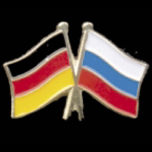 Flaggenpin Deutschland/Russland