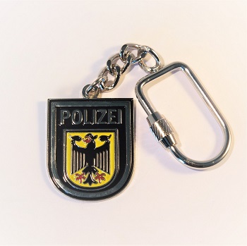 Schlüsselanhänger Kette Ärmelabzeichen Bundespolizei