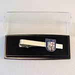 Krawattenspange in Geschenkbox Polizei-Ärmelabzeichen Saarland
