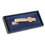 Krawattenspange in Geschenkbox 'KRIPO' vergoldet