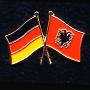 Krawattenspange Deutschland/Albanien