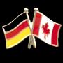 Flaggenpin Deutschland/Kanada