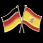 Flaggenpin Deutschland/Spanien