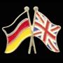 Flaggenpin Deutschland/Großbritannien