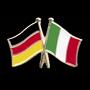 Flaggenpin Deutschland/Italien