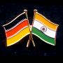 Flaggenpin Deutschland/Indien