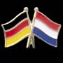 Flaggenpin Deutschland/Niederlande