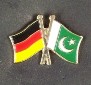 Flaggenpin Deutschland/Pakistan