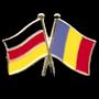 Flaggenpin Deutschland/Rumänien