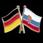 Flaggenpin Deutschland/Slowakei