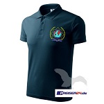 IPA Polo-Shirt 90% Baumwolle, Farbe navy blau, mit IPA Bestickung