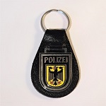 Schlüsselanhänger Leder Ärmelabzeichen Bundespolizei