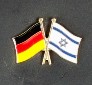 Flaggenpin Deutschland/Israel