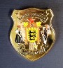 Polizeibadge 'BADEN - SWABIAN POLICE' goldfarben