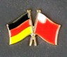 Flaggenpin Deutschland - Abu Dhabi